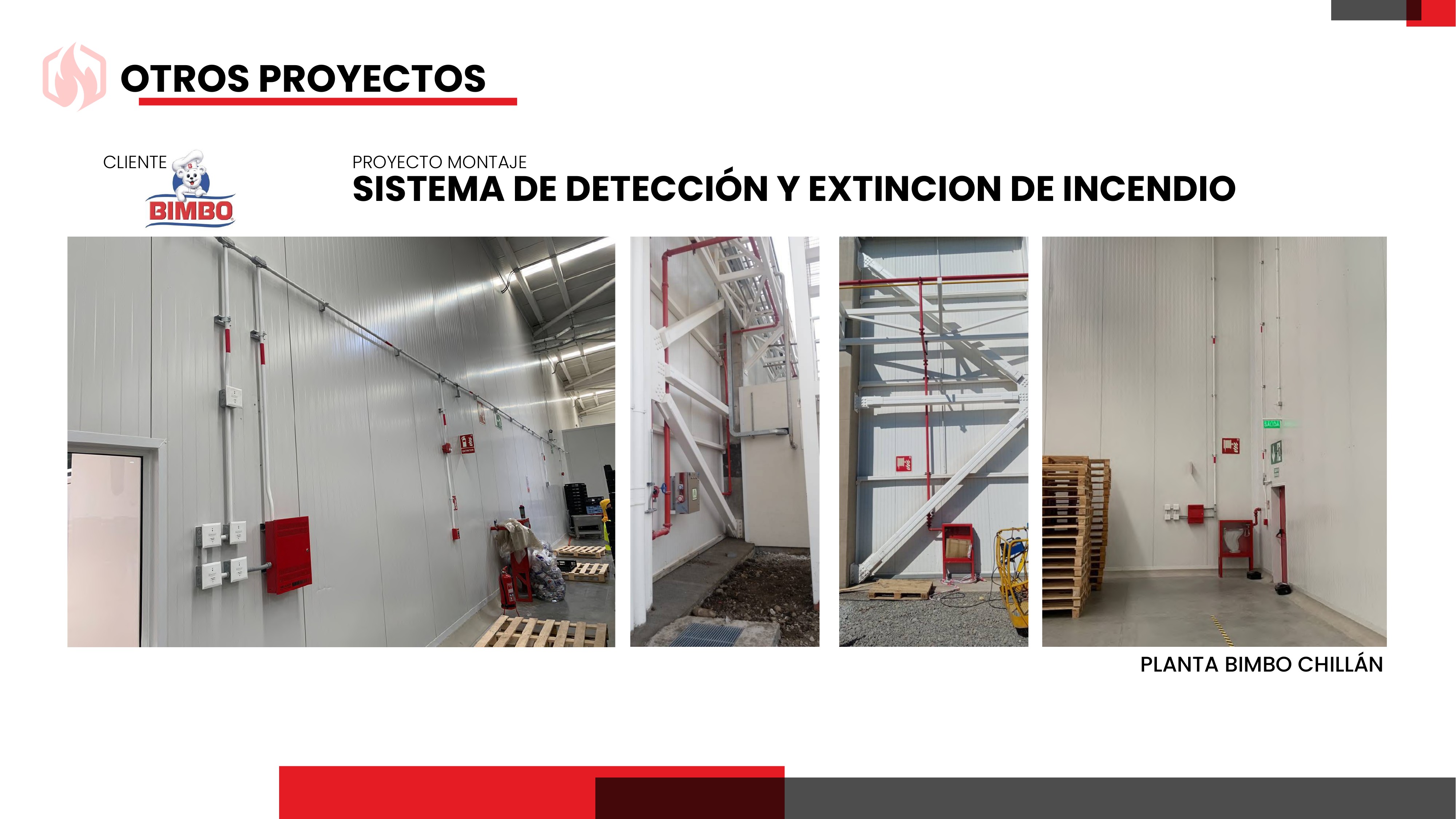 Sistema Detección y Extinción de Incendio — Bimbo